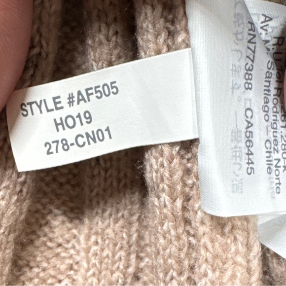 NWT Madewell Donegal Blush Evercrest Turtleneck Wool Blend Sweater Size Small - Picture 16 of 16